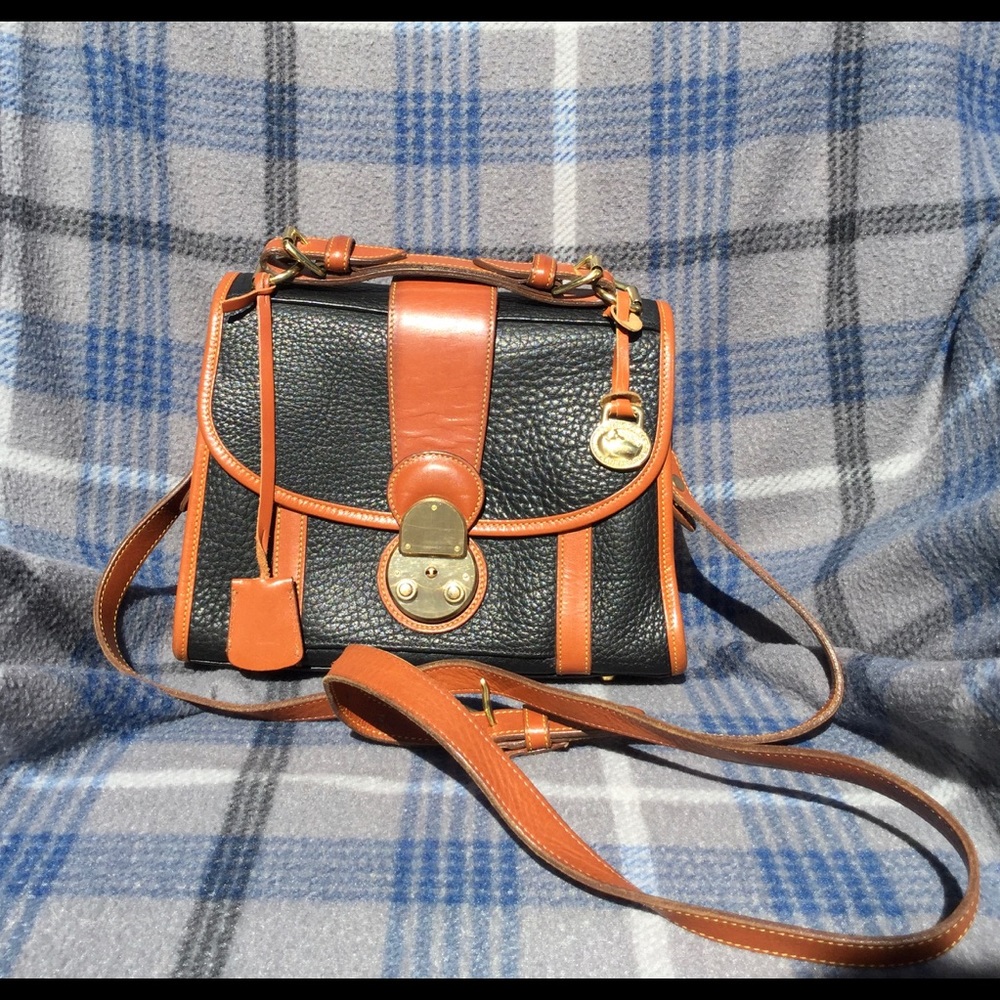 Vintage Dooney and Bourke Lockhart Flap Purse